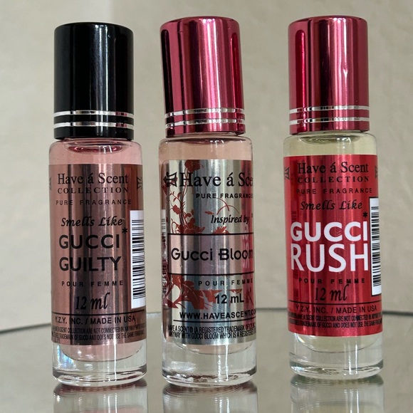 Custom Variety Pack Other - 3 Piece Bundle Have a Scent Fragrance Collection Roll-on Bloom Guilty & Rush